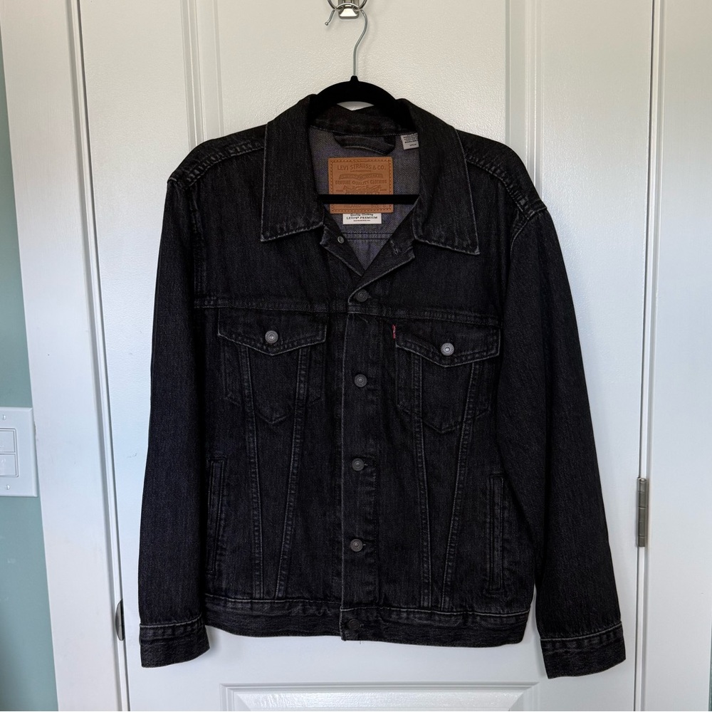 Levi's Black Denim Trucker Jacket